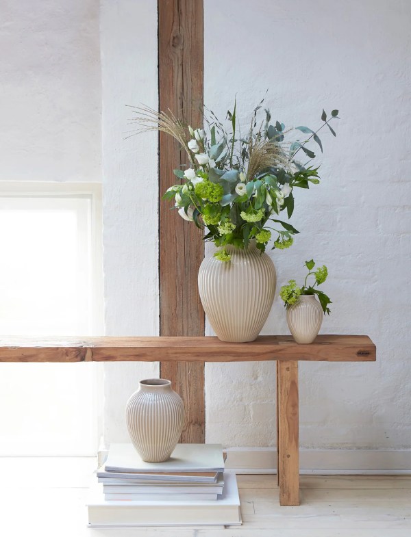 Knabstrup Vase Ripple Sand