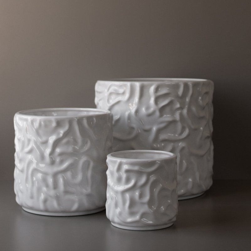 Swoon Pot Shiny White