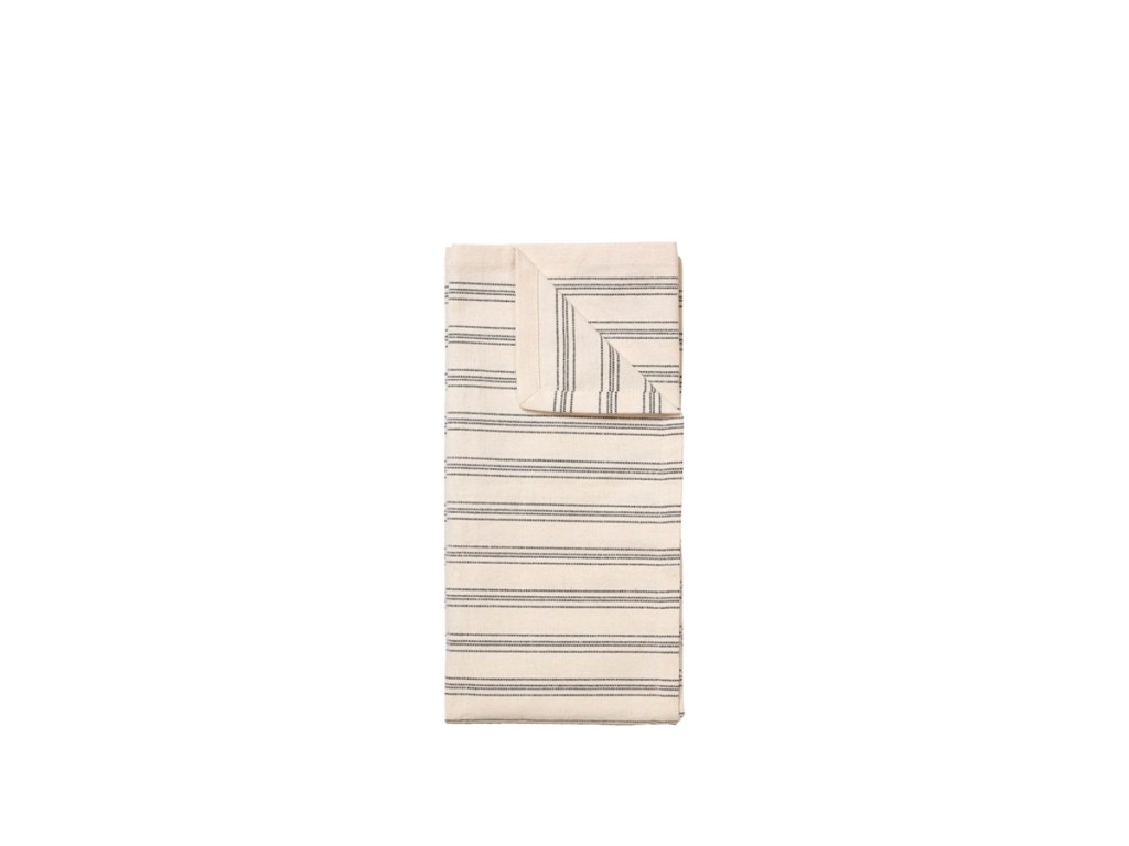 Karl Tea Towel Black/Natural