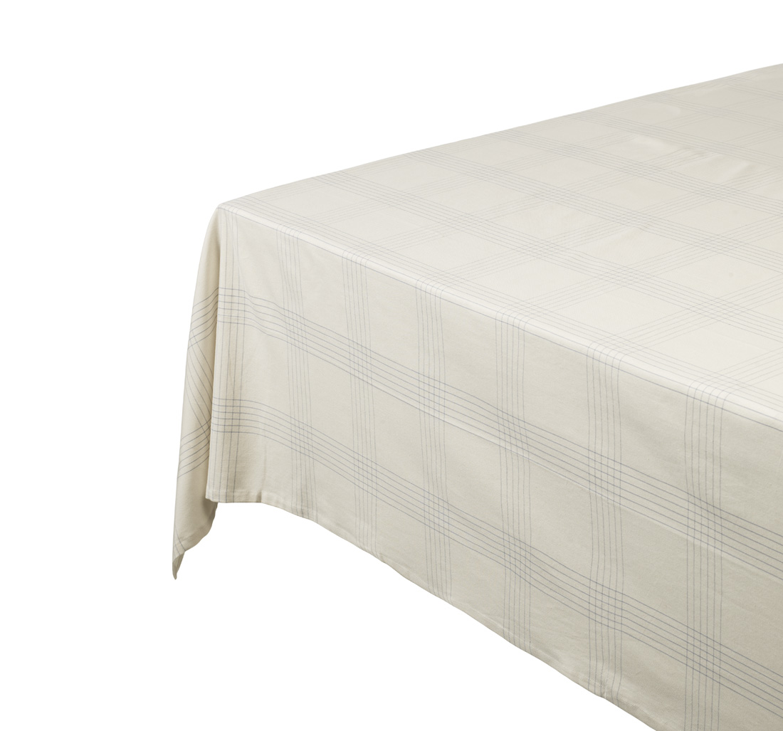 Alice Tablecloth Dusty Blue/Natural - Bild 3
