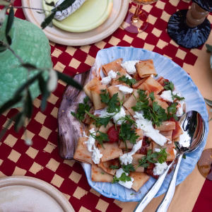 Serving Plate Armona Light blue