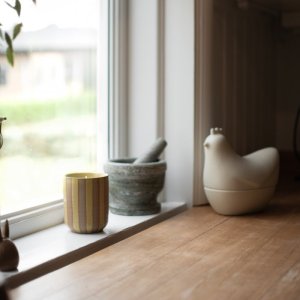 Burn Doftljus Stripe Yellow DBKD