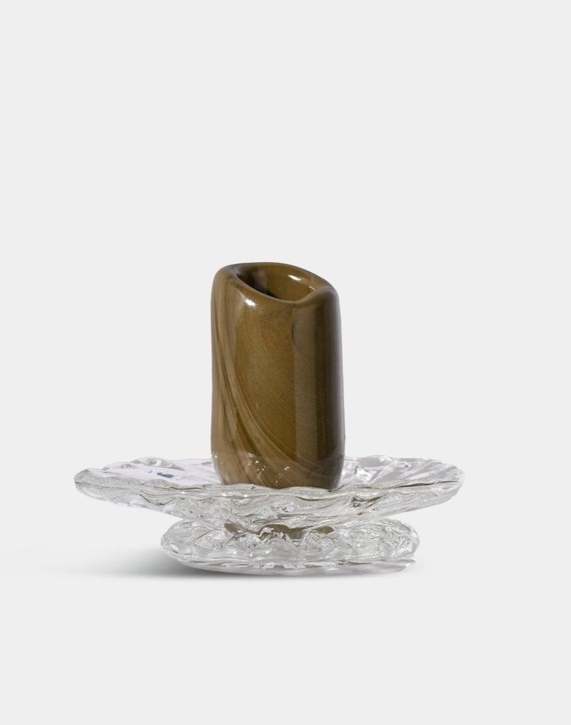 Candlestick Lara XS Grön/klar