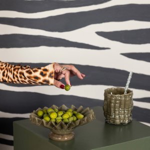 Bowl Lori Medium Green/beige