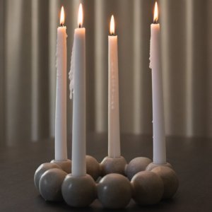 Bright Candle Holder Beige DBKD