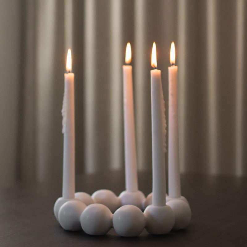 Bright Candle Holder White DBKD