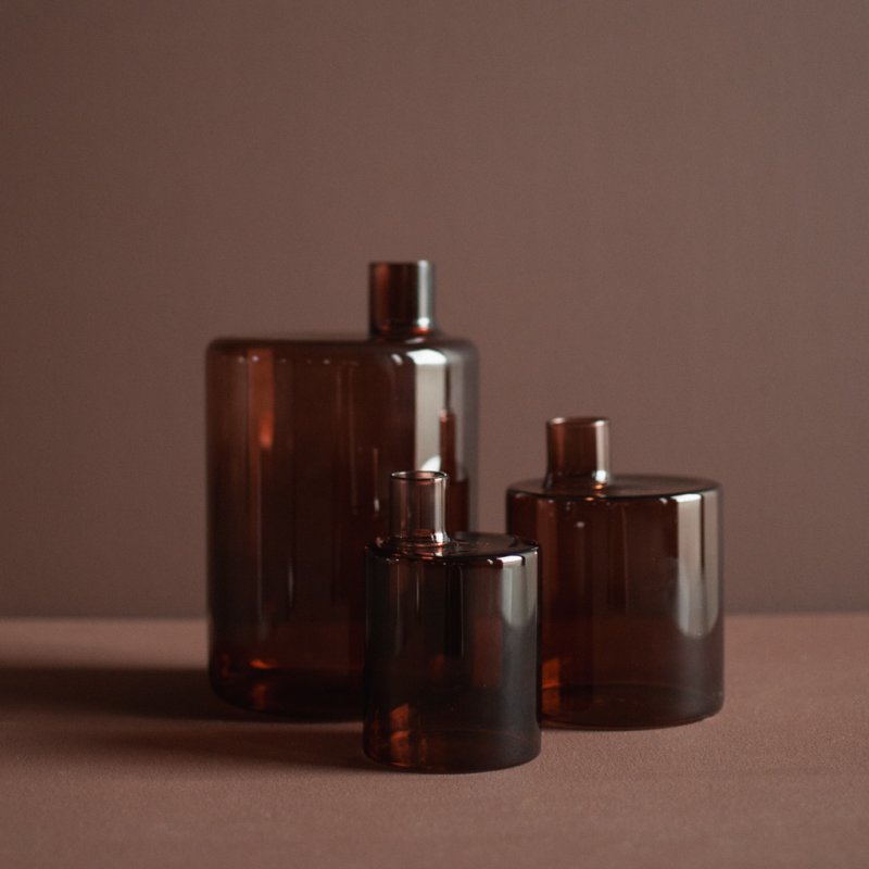 Pipe Vase Dark Red DBKD