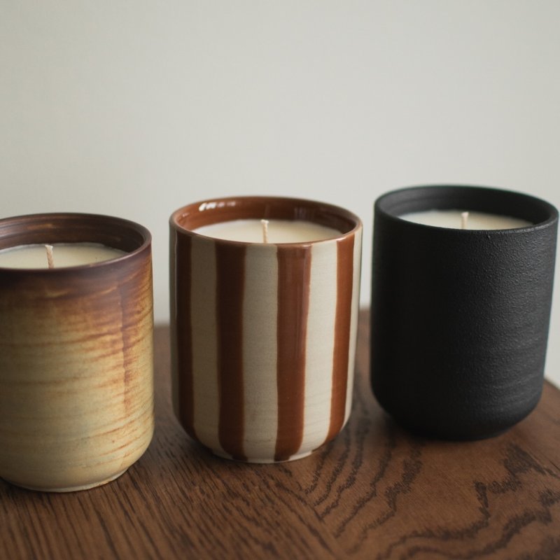 Burn Doftljus Stripe Nougat DBKD - Bild 4