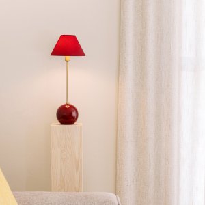 Bordslampa Iris 20 Burgundy