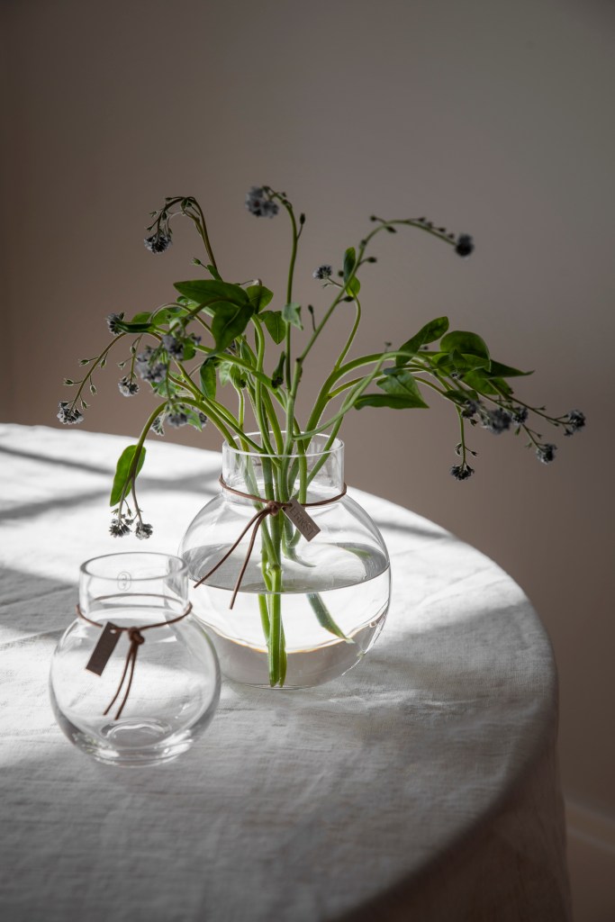 Glasvas/lykta Rund D9 H10 cm Clear ERNST