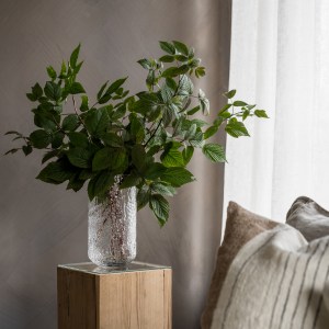 Glasvas d13 h25 mönstrat glas ERNST