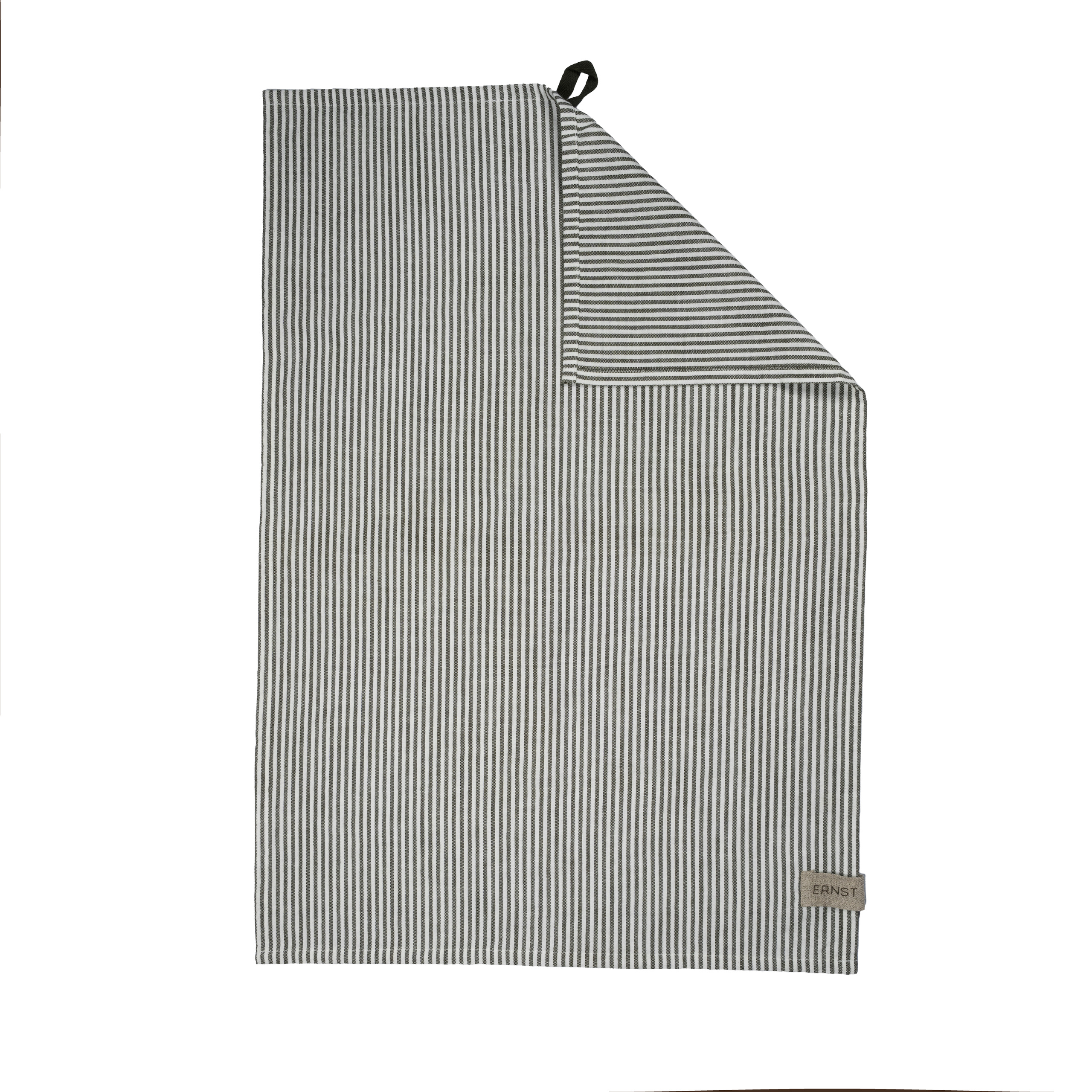 Kökshandduk 47x70 salvia/vit smal rand - Bild 2