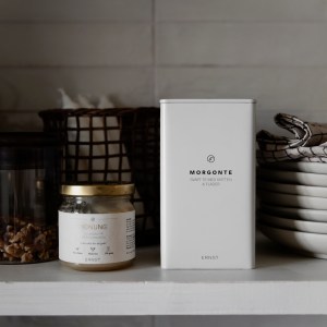 Plåtburk med morgonte